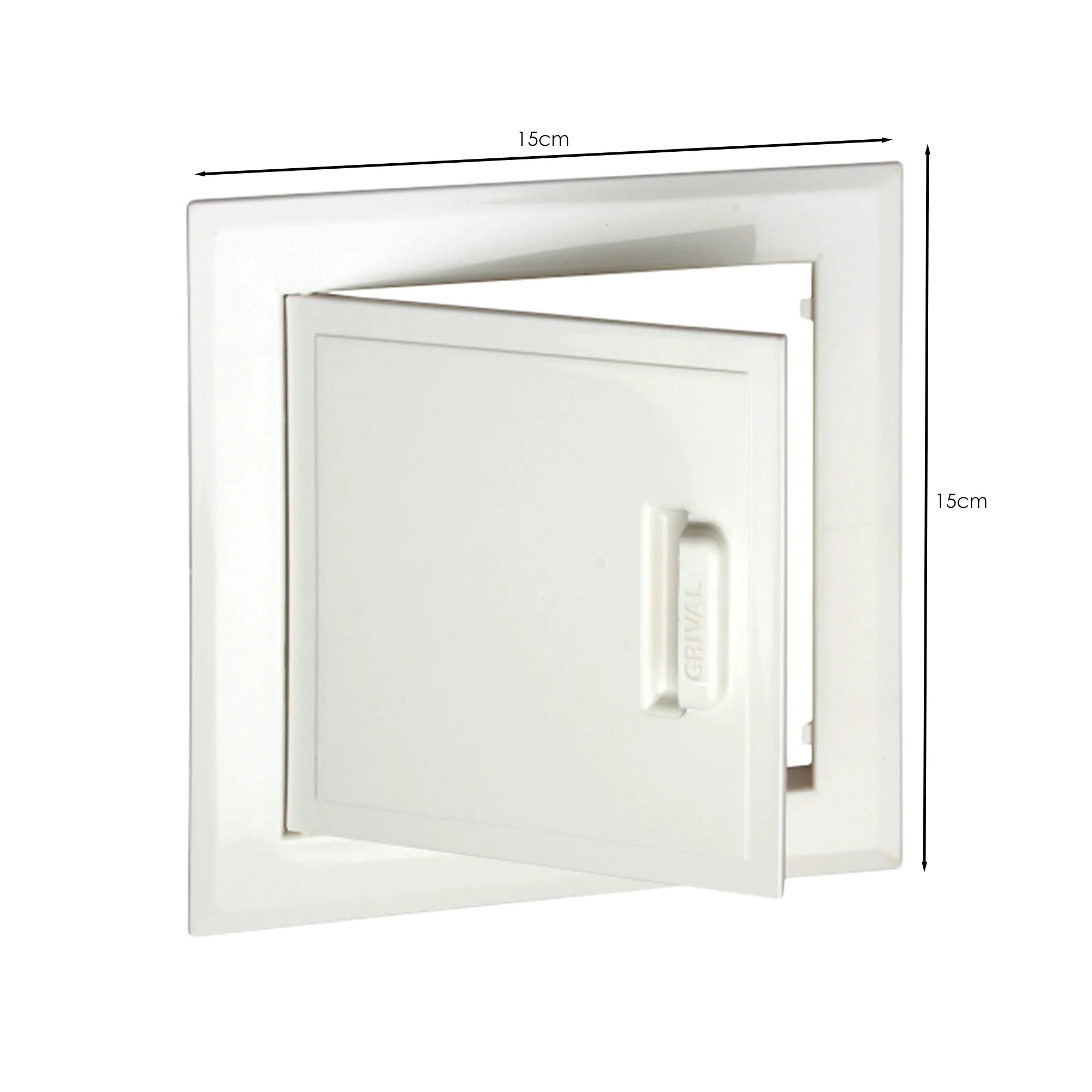 Tapa Registro Multiuso 15cm x 15cm Blanca GRIVAL - Image 2