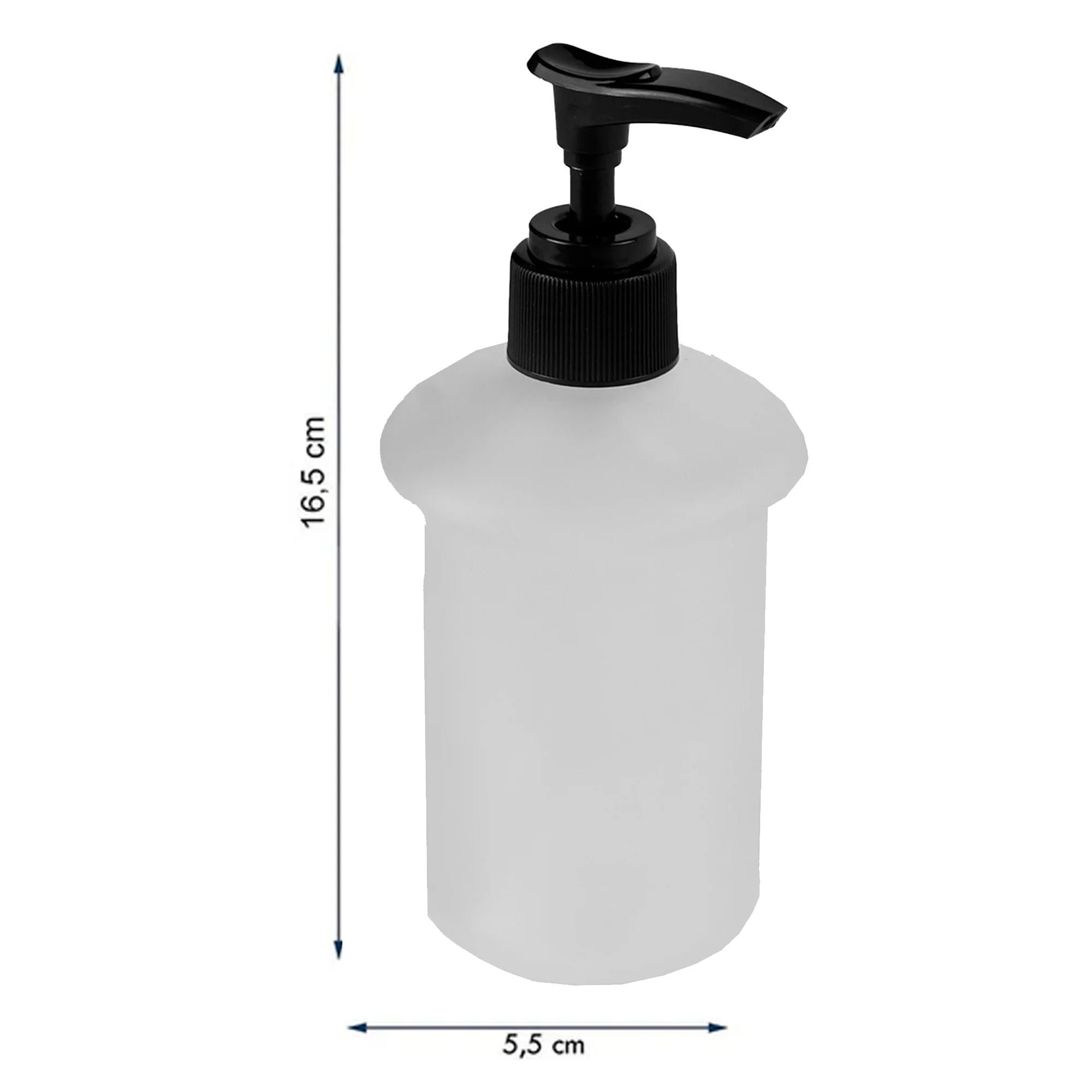 Dispesandor de Jabon Tapa Negra para Baño - Image 2