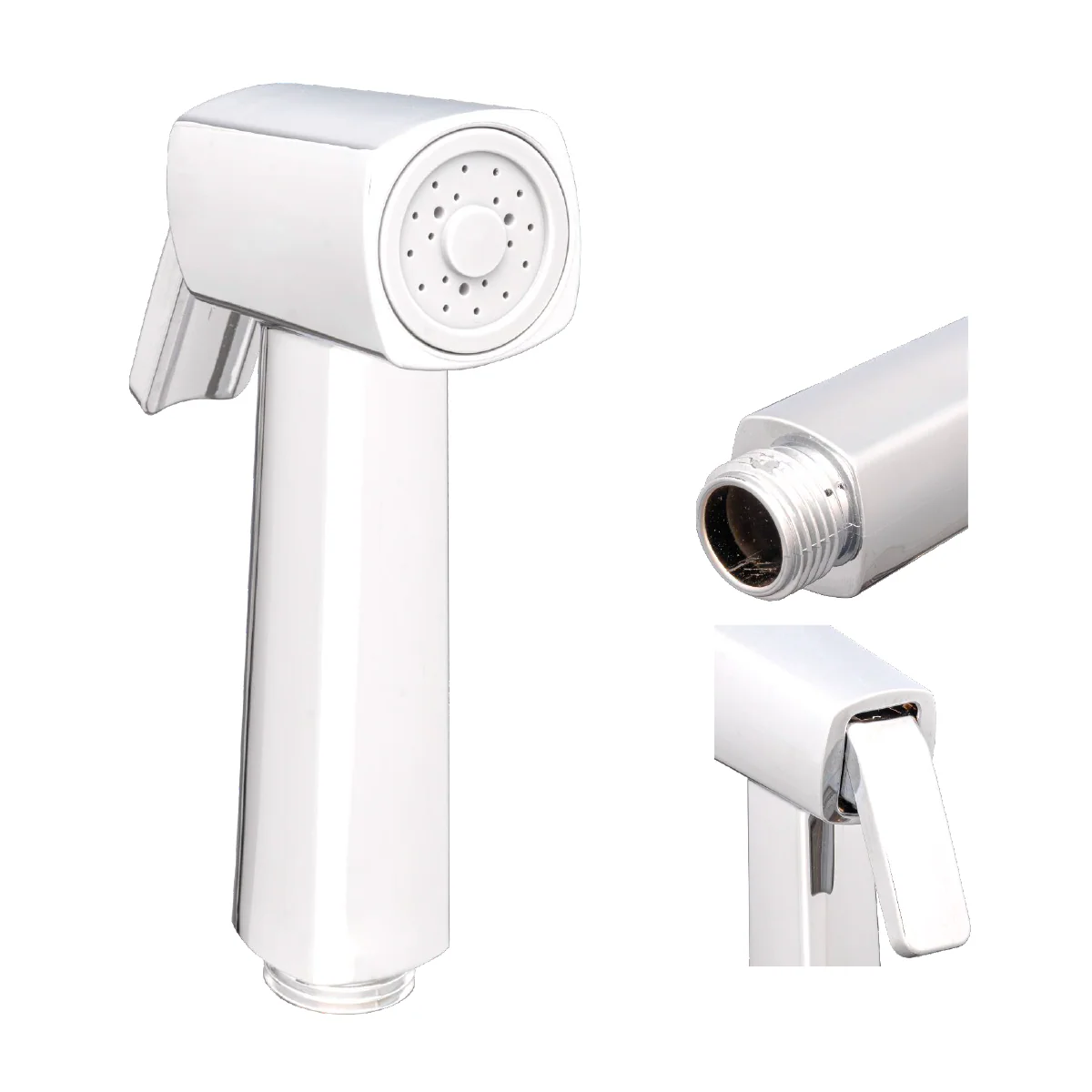 Ducha Bidet en ABS Plateada Cromada Redonda - Image 2
