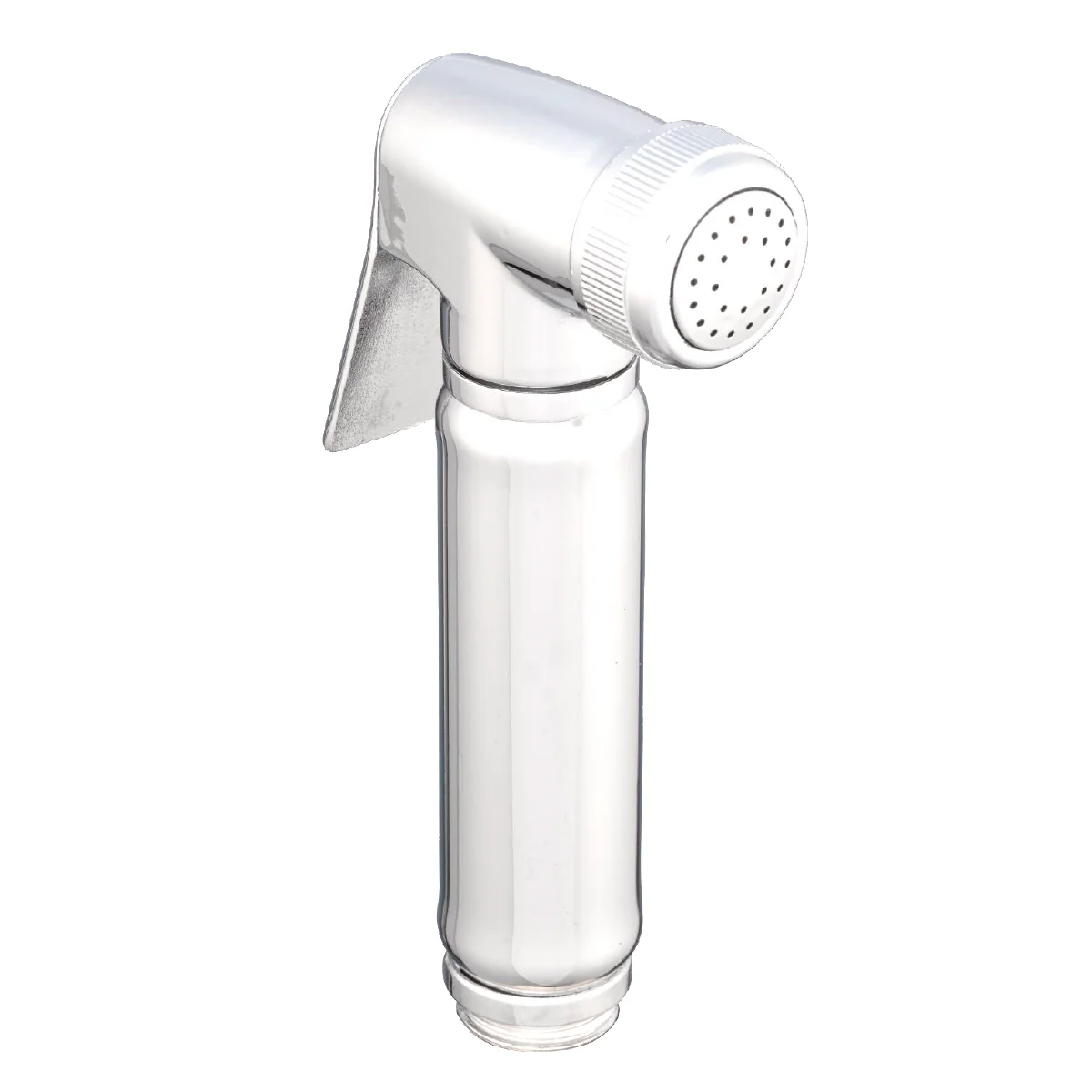 Ducha Bidet en Zamak Plateada Cromada Cilindrica
