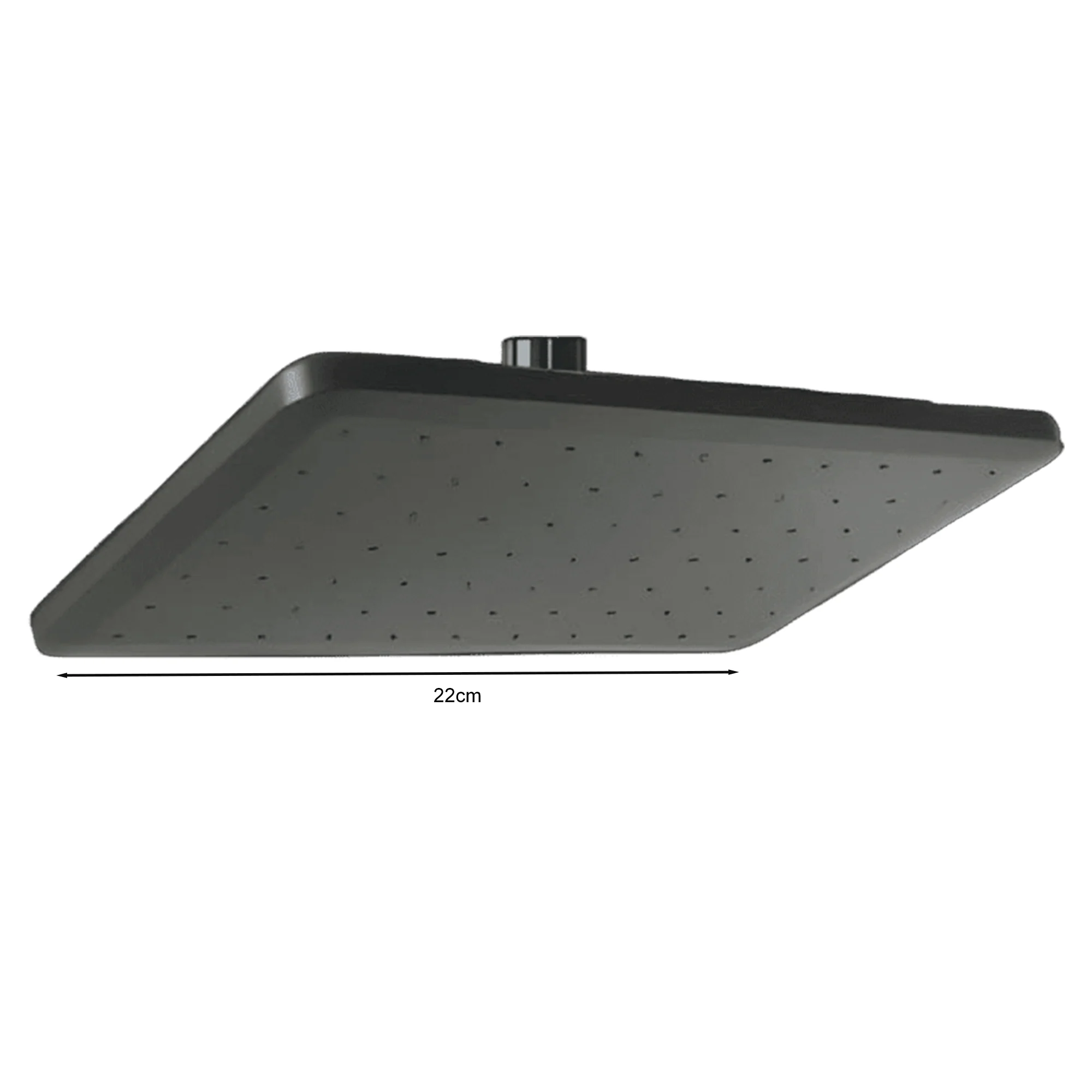 Ducha Regadera Rectangular 9 Pulgadas Negra Pulizia - Image 2