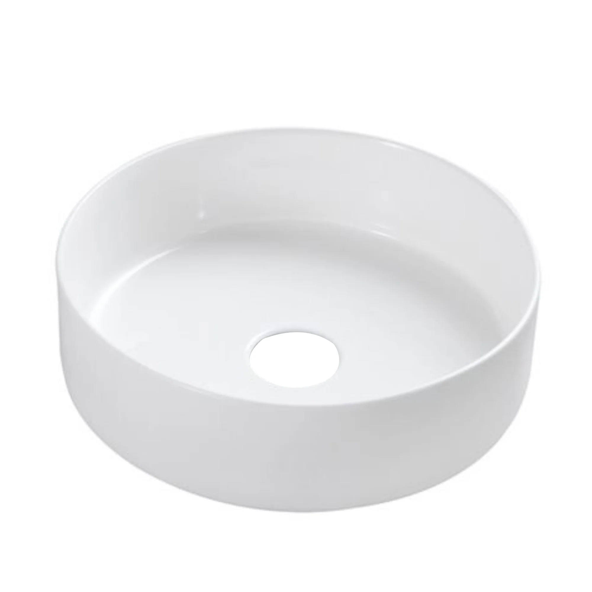 Lavamanos Redondo Blanco 36*36*12cm Brillante