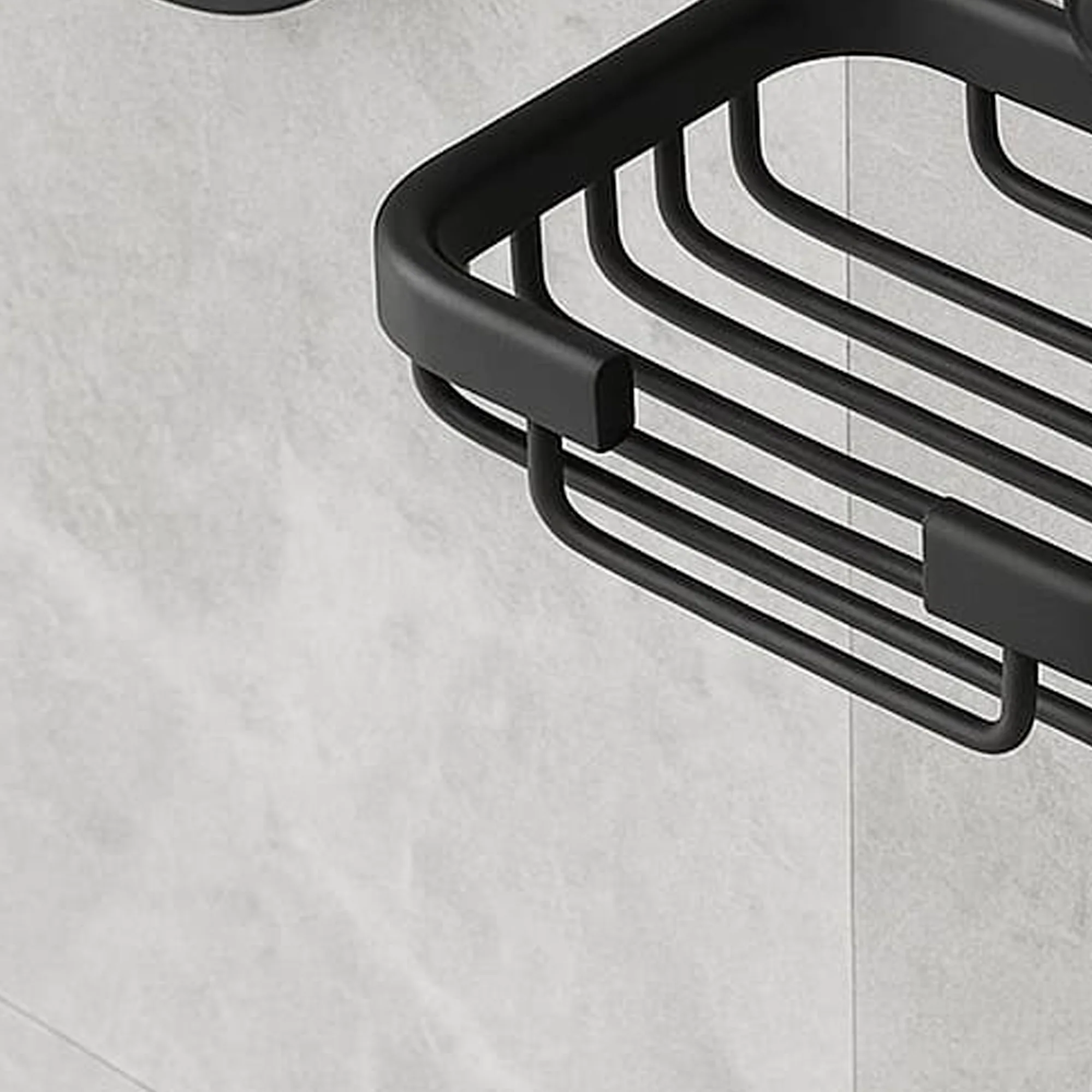 Jabonera Canastilla para Baño en Aluminio Negro Mate Turm - Image 3