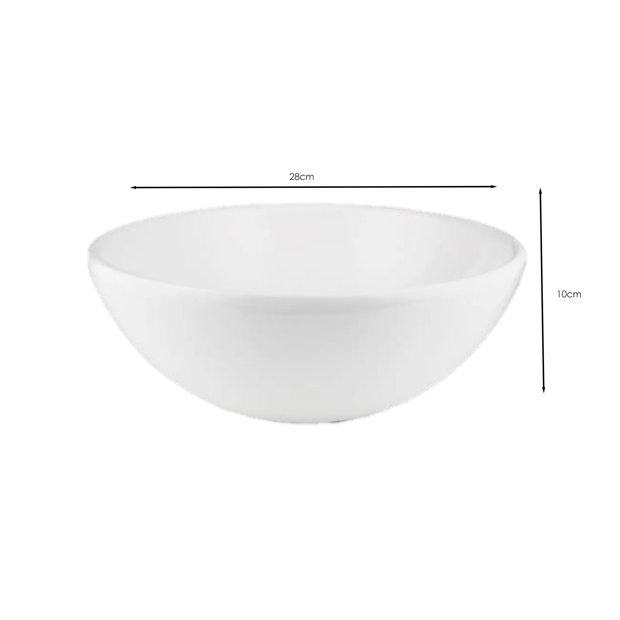 Lavamanos de Sobreponer en Ceramica Pequeño 28cm - Image 2