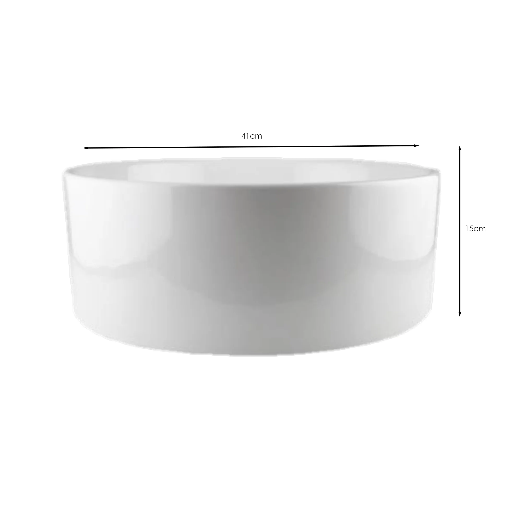 Lavamanos de Sobreponer en Ceramica Redondo 41cm - Image 2