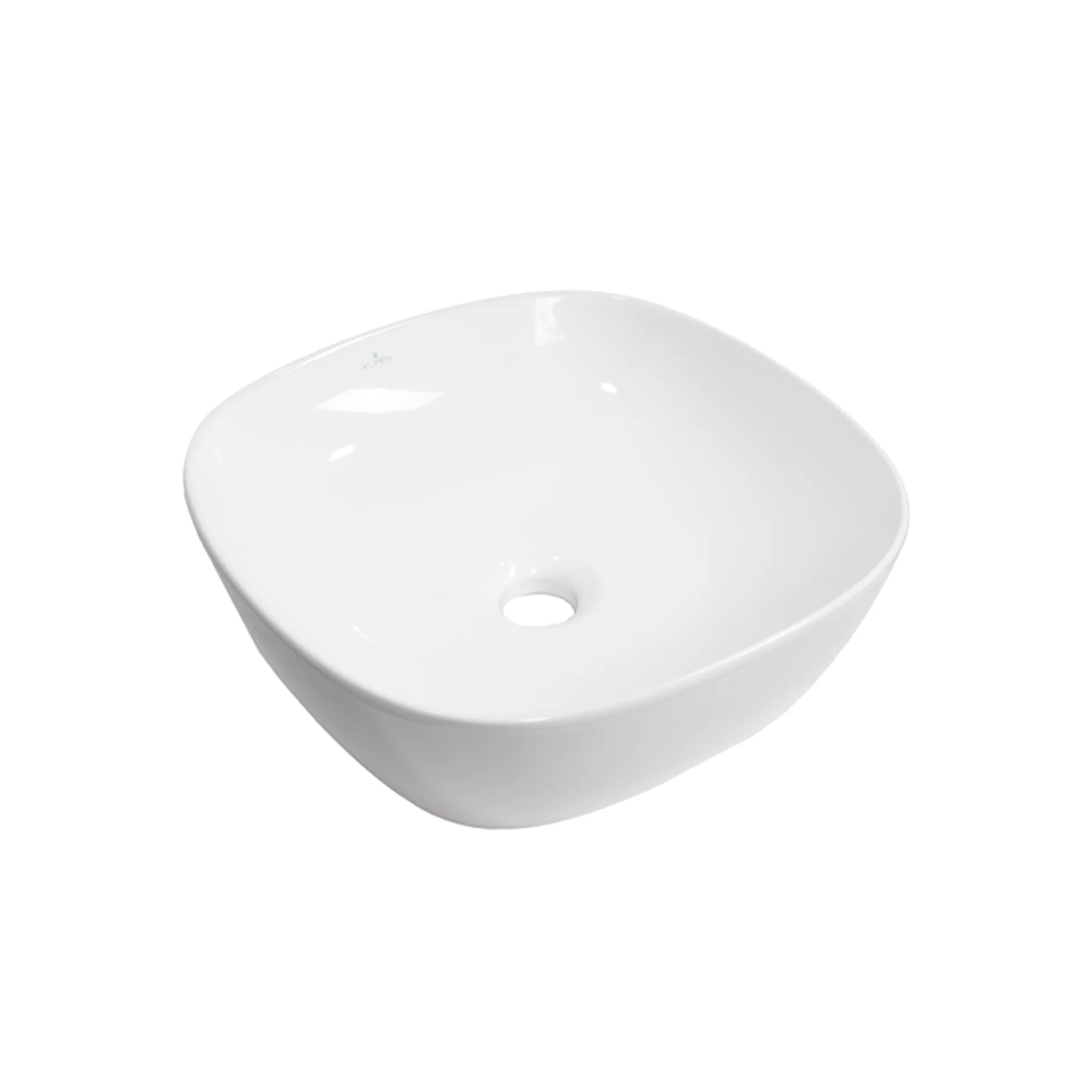 Lavamanos de Sobreponer en Ceramica Cuadrado 41cm