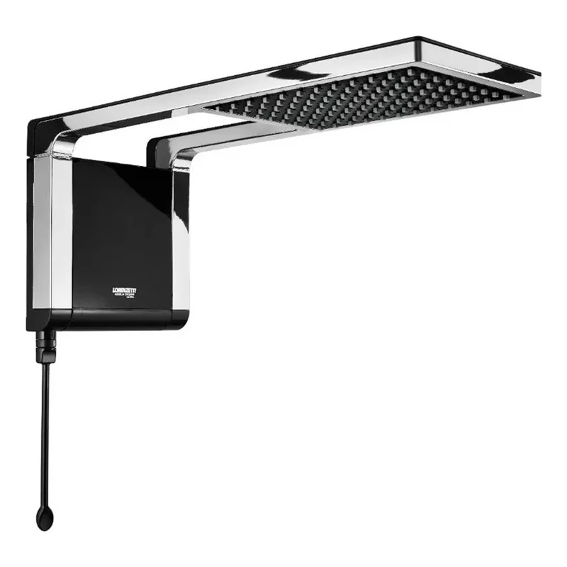 Ducha Lorenzetti Acqua Storm Negro Cromo Ultra 110v-127v - Image 2