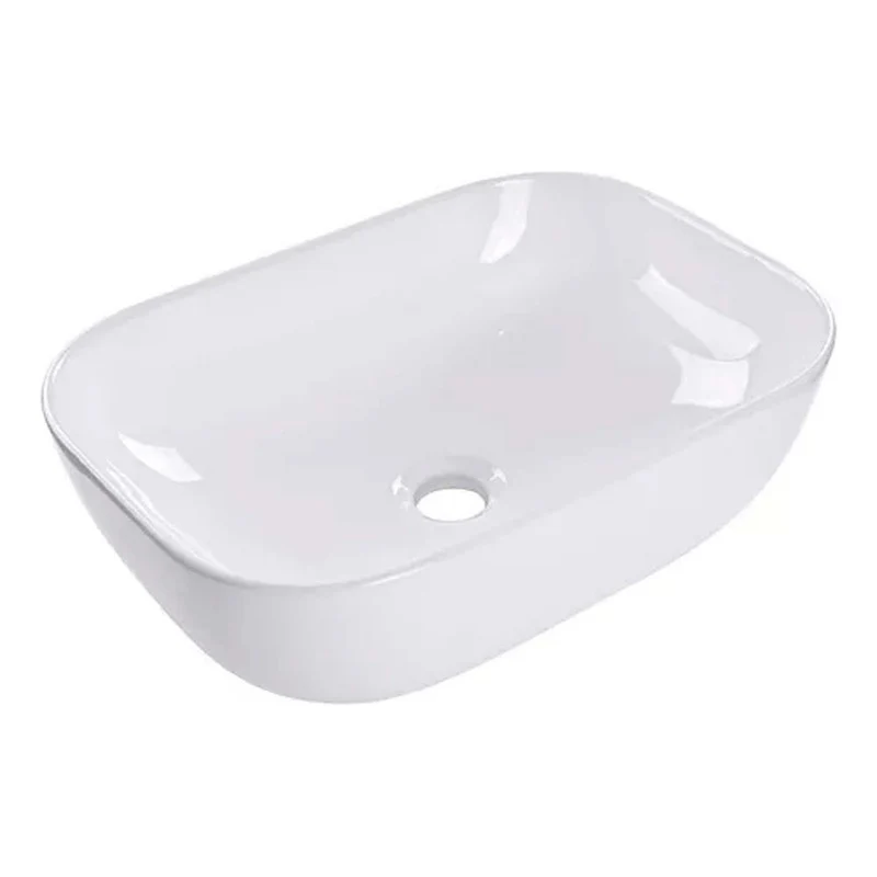 Lavamanos Rectangular Porcelana Blanco 455x325x135