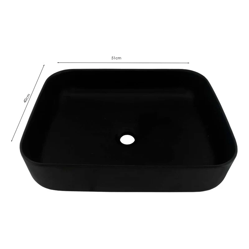 Lavamanos Rectangular Negro Opera Black - Image 2