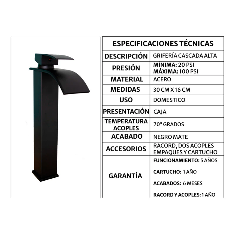 Combo Lavamanos Rectangular+ Grif.monocontrol + Push Ng5 - Image 2