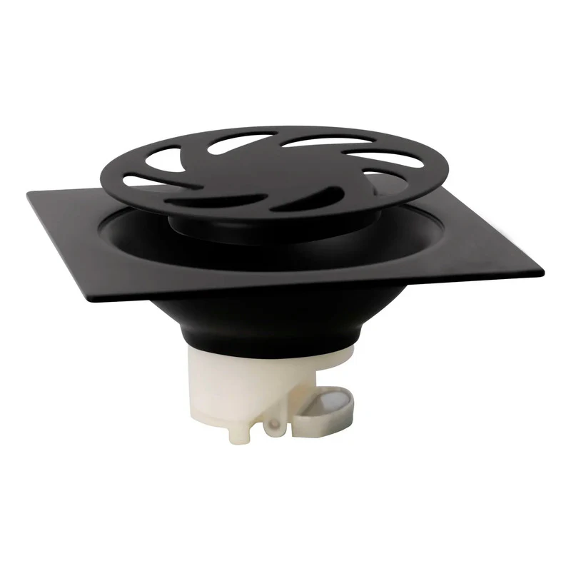 Rejilla De Piso 10x10cm Negro Mate - Image 2