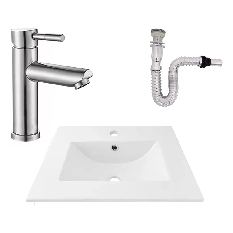 Kit Placa Lavam.51*46.5cm+griferia Monocontrol+push Flex7
