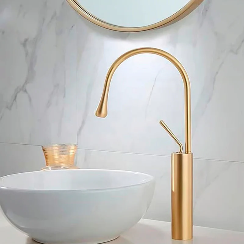 Griferia Llave Para Lavaplatos Monocontrol Milan Oro Satinad - Image 3