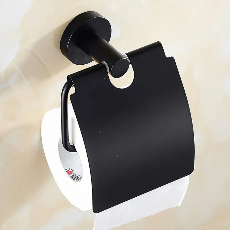 Papelera Para Baño Negro Mate - Image 3