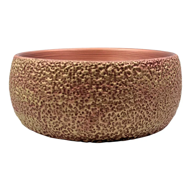 Lavamanos Redondo Terracota Rustico 40x40x15.5cm - Image 3