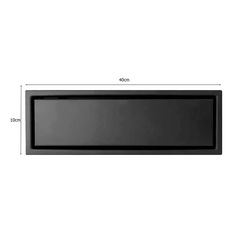 Rejilla De Piso Negra Invisible 40cm X 10cm - Image 2