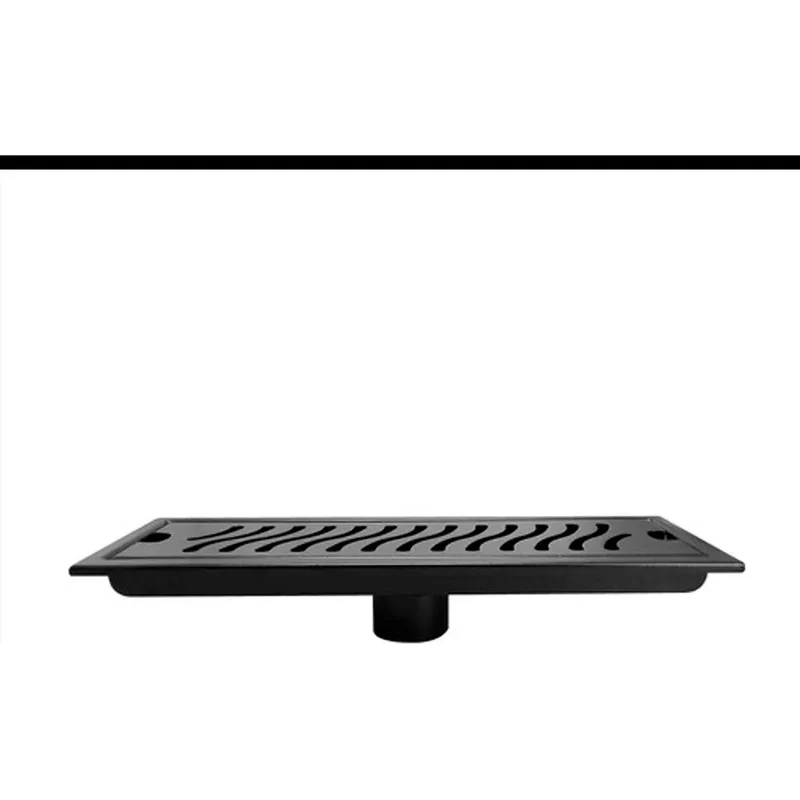 Rejilla De Piso Ranurada 30x10cm Negro Mate - Image 2