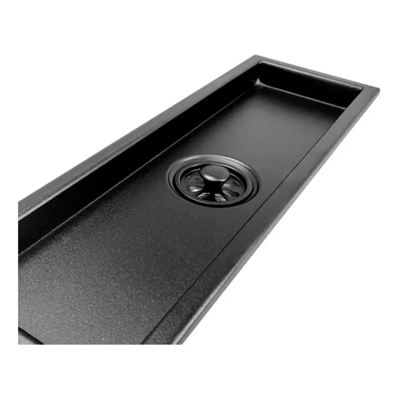Rejilla De Piso Ranurada 30x10cm Negro Mate - Image 3