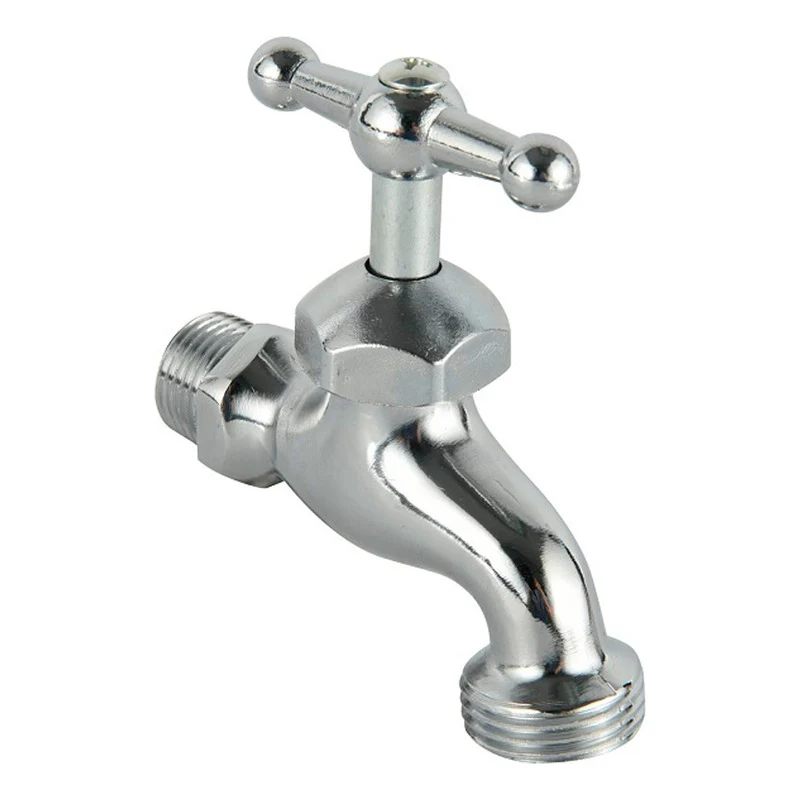 Llave De Jardin De 1/2 Cromada En Zamak