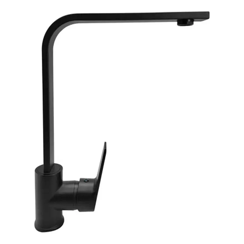 Griferia Lavaplatos Monocontrol Alta Negro Mate 360 - Image 2