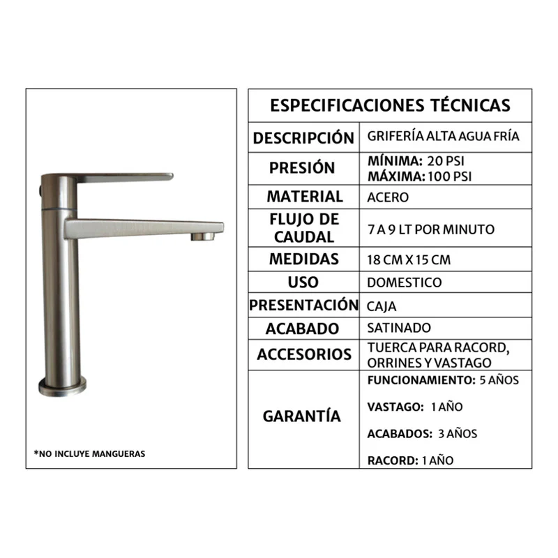 Kit Placa Lavamanos 51*46.5cm+griferia Agua Fr+push Flex. 12 - Image 2