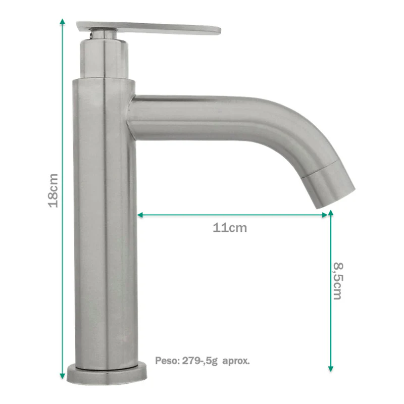 Kit Placa Lavam. 71*46.5cm+griferia Agua Fria+push Flex.15 - Image 2
