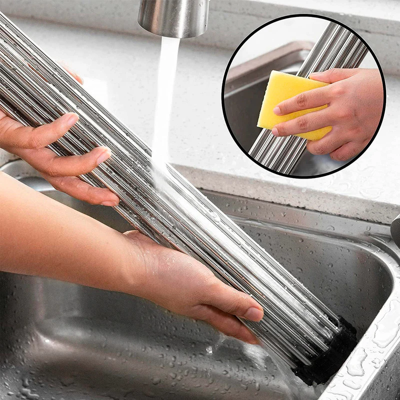 Rejilla Escurridor Retráctil Multiusos Cocina Lavap.negro - Image 3