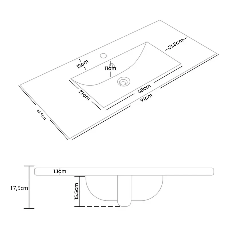 Kit Placa Lavaman.91*46.5cm+griferia Monocontrol+push Flex26 - Image 4