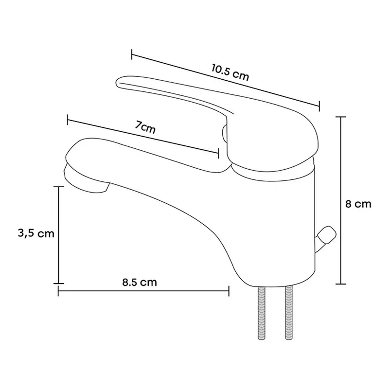 Kit Placa Lavaman.91*46.5cm+griferia Monocontrol+push Flex20 - Image 2