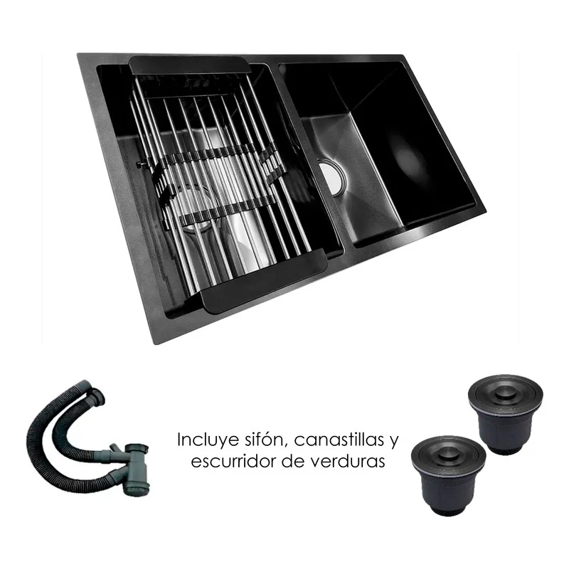 Combo Lavaplatos 100*45cm+griferia Lvp Extraible+ Accesorios - Image 4