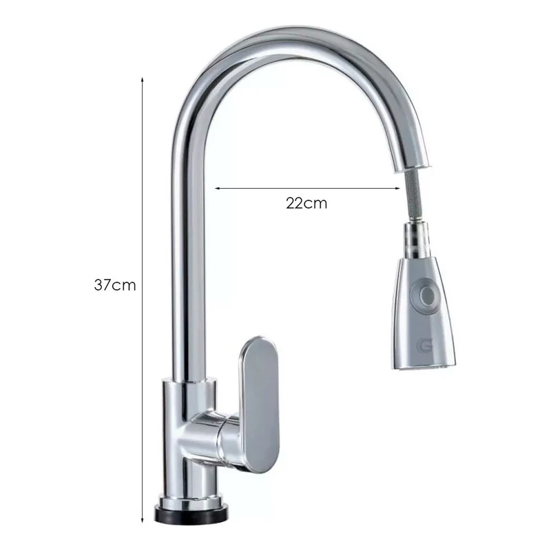 Combo Lavaplatos 70*45cm+grif.extraible Cromo+accesorios - Image 2