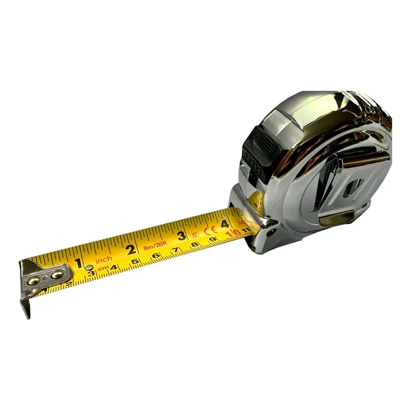 Flexómetro Plateado Cromado X 8 Metros 26' - Image 2
