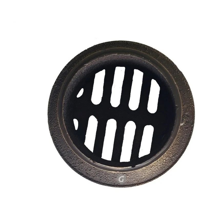 Rejilla Sifón De Piso De 3x2 Cobre Antiguo Vitage - Image 2