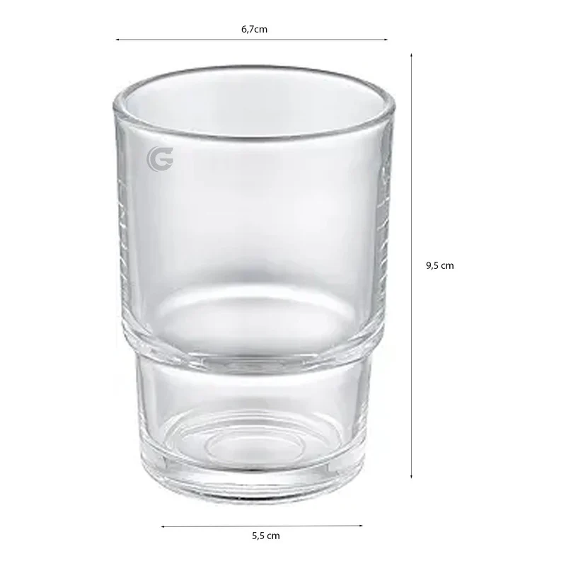 Repuesto Plato Jabonera + Vaso Cepillera Transparente/opaco - Image 7