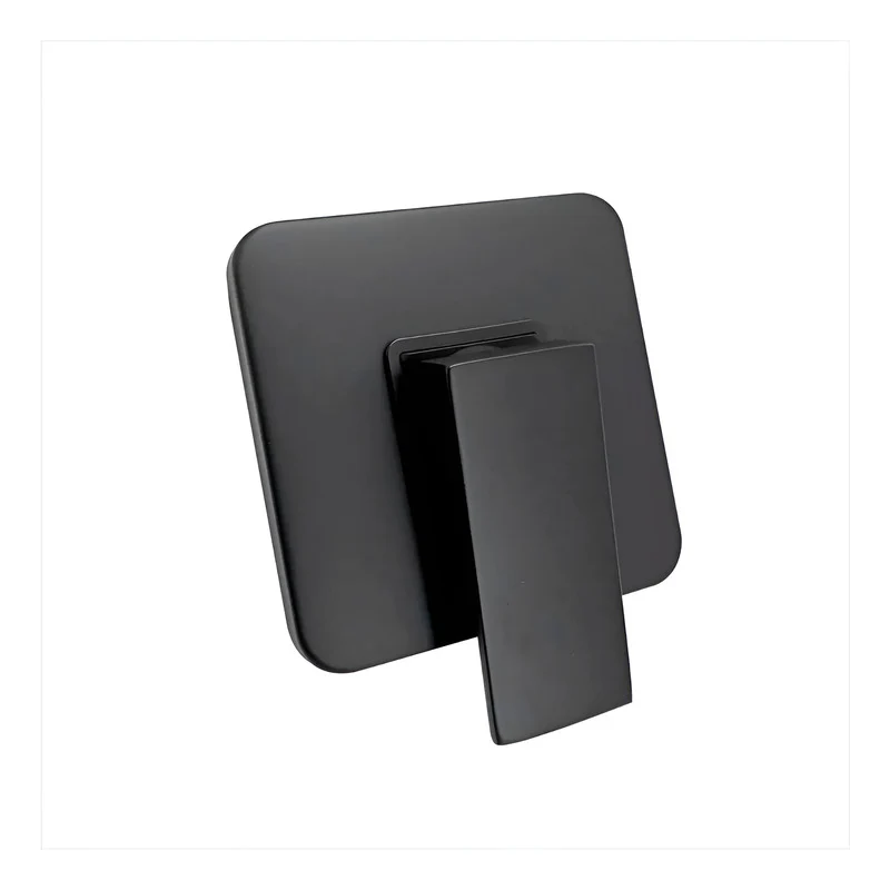 Griferia Ducha Monocontrol Negra Mate Lujo Alta Calidad