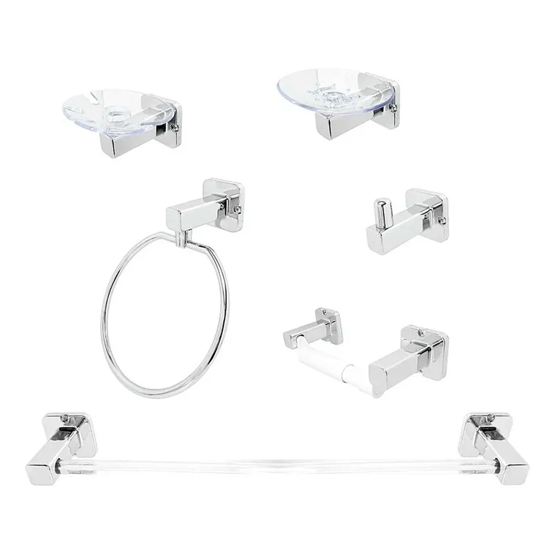 Juego De Accesorios Para Baño, Cuadrado - Image 10