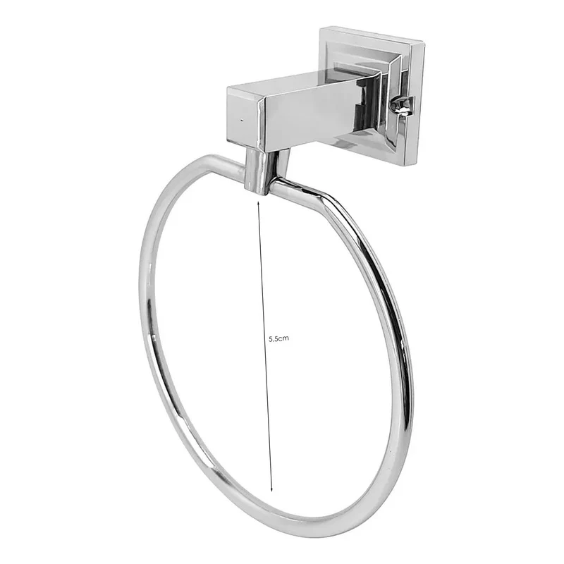 Juego Accesorios Baño 6 Piezas Cromo - Image 19
