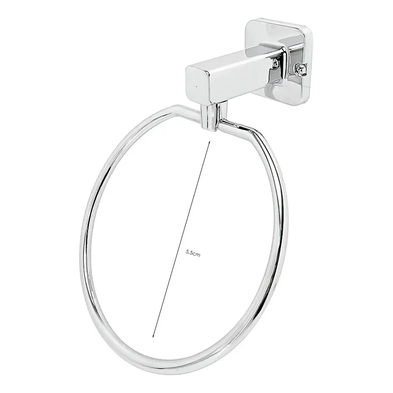 Juego Accesorios Baño 6 Piezas Cromo - Image 4