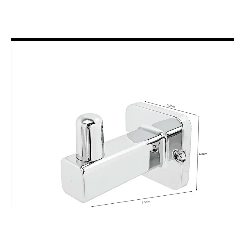 Juego Accesorios Baño 6 Piezas Cromo - Image 5