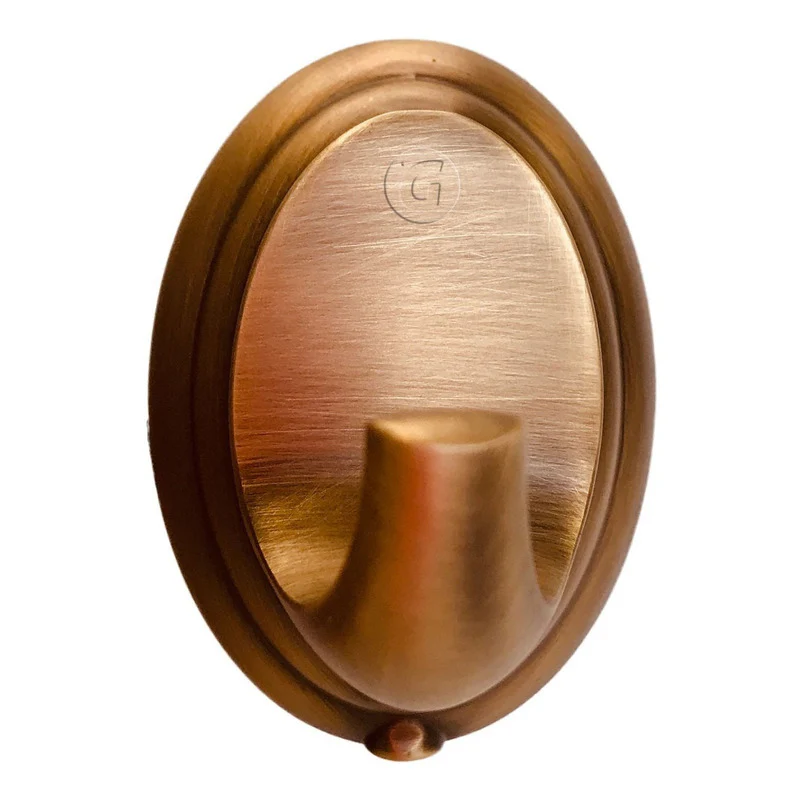 Perchero Zinc Vintage Accesorio Baño Bronce Antiguo - Image 3