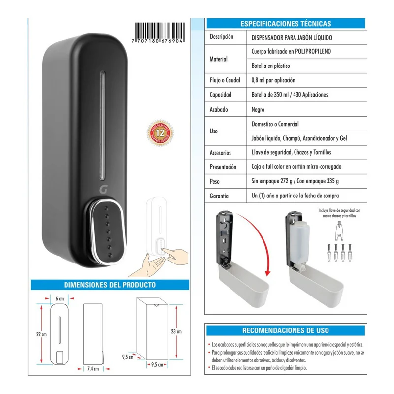 Dispensador De Jabon Liquido - Image 2