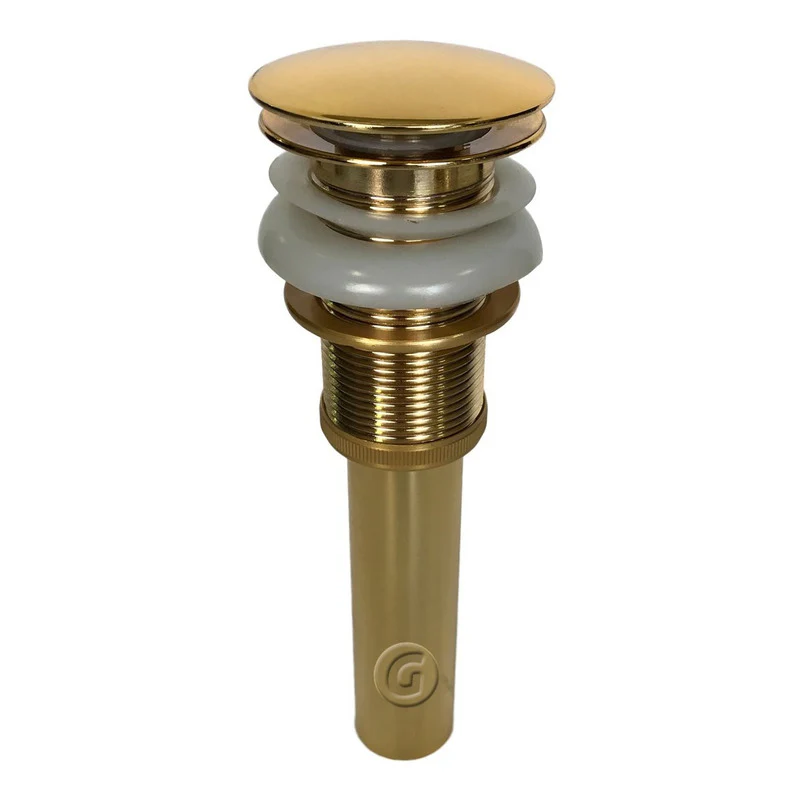 Desague Push Vintage Acabado Oro Laton