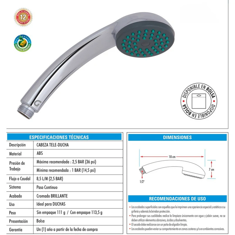 Cabeza De Teleducha Cromada - Image 2