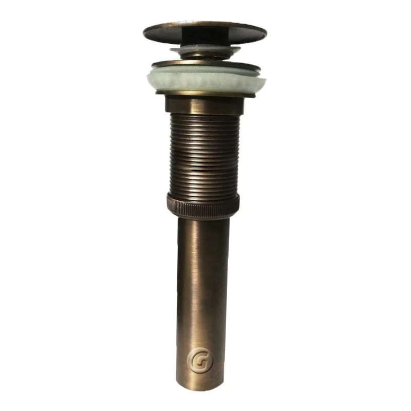 Desagüe Push Vintage De Lavamanos Bronce Antiguo
