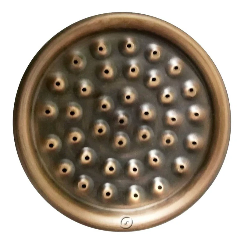 Ducha Con Tubo A Pared Vintage Bronce Antiguo - Image 3