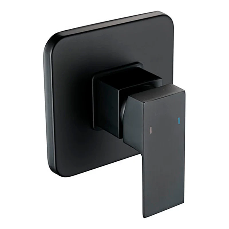 Mezclador Monocontrol Para Ducha Negro