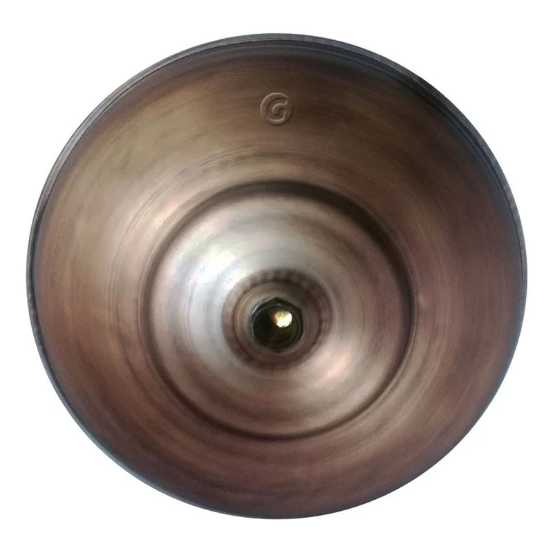 Ducha Circular30cm Con Tubo A Pared + Registro Cobre Antiguo - Image 3