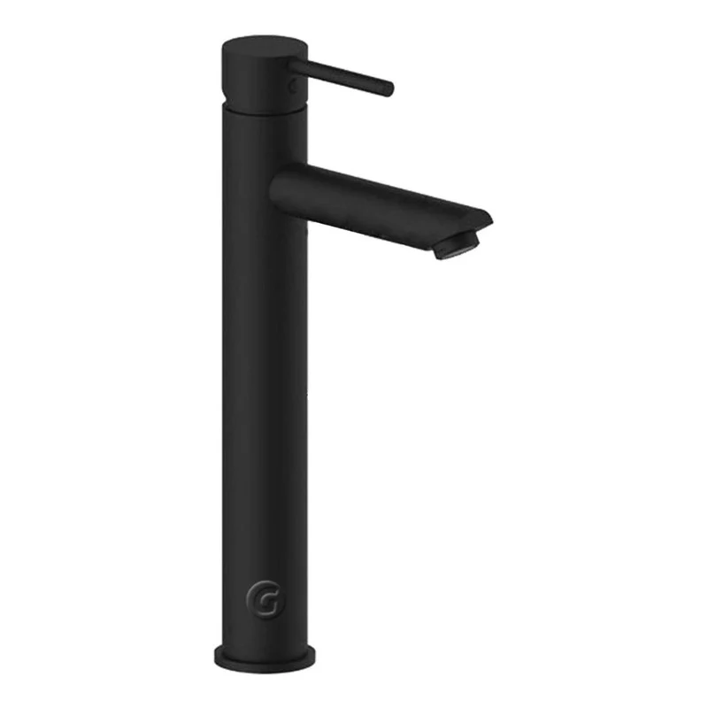 Griferia Lavamanos Monocontrol Tubular Cuello Recto Negro - Image 2
