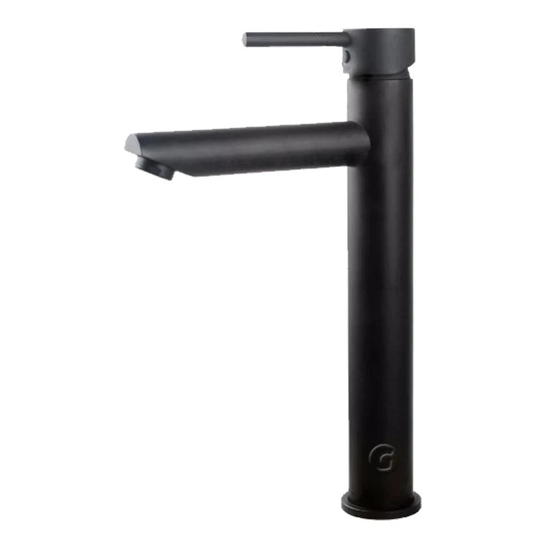 Griferia Lavamanos Monocontrol Tubular Cuello Recto Negro - Image 3