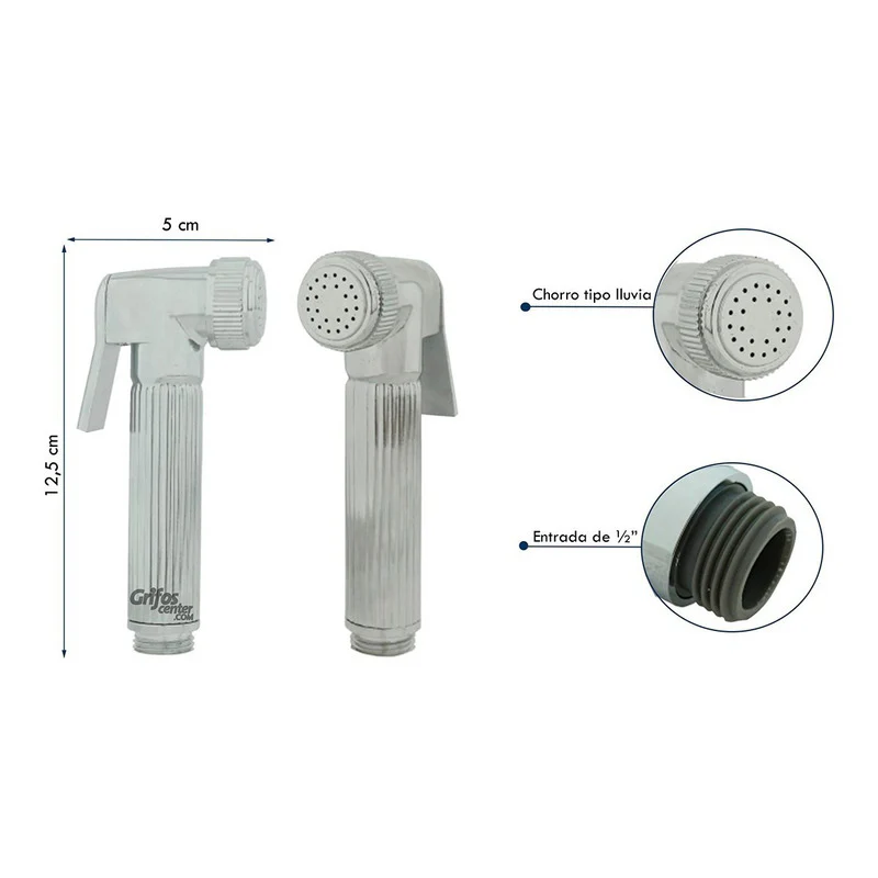 Ducha De Mano Metalica - Image 2